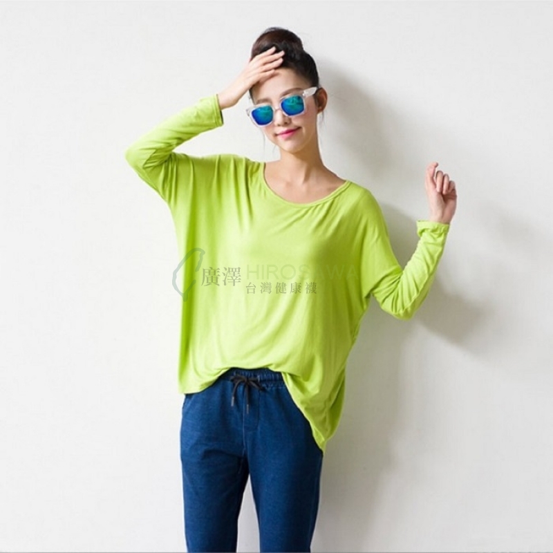 【HIROSAWA】702 木代爾除菌均碼長袖Tee